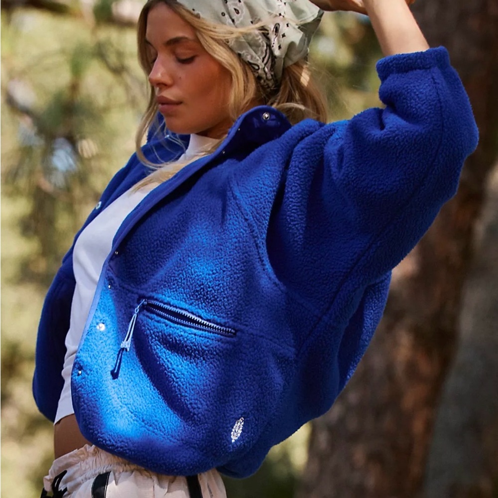 Free People Hit The Slopes Fleece Jacket